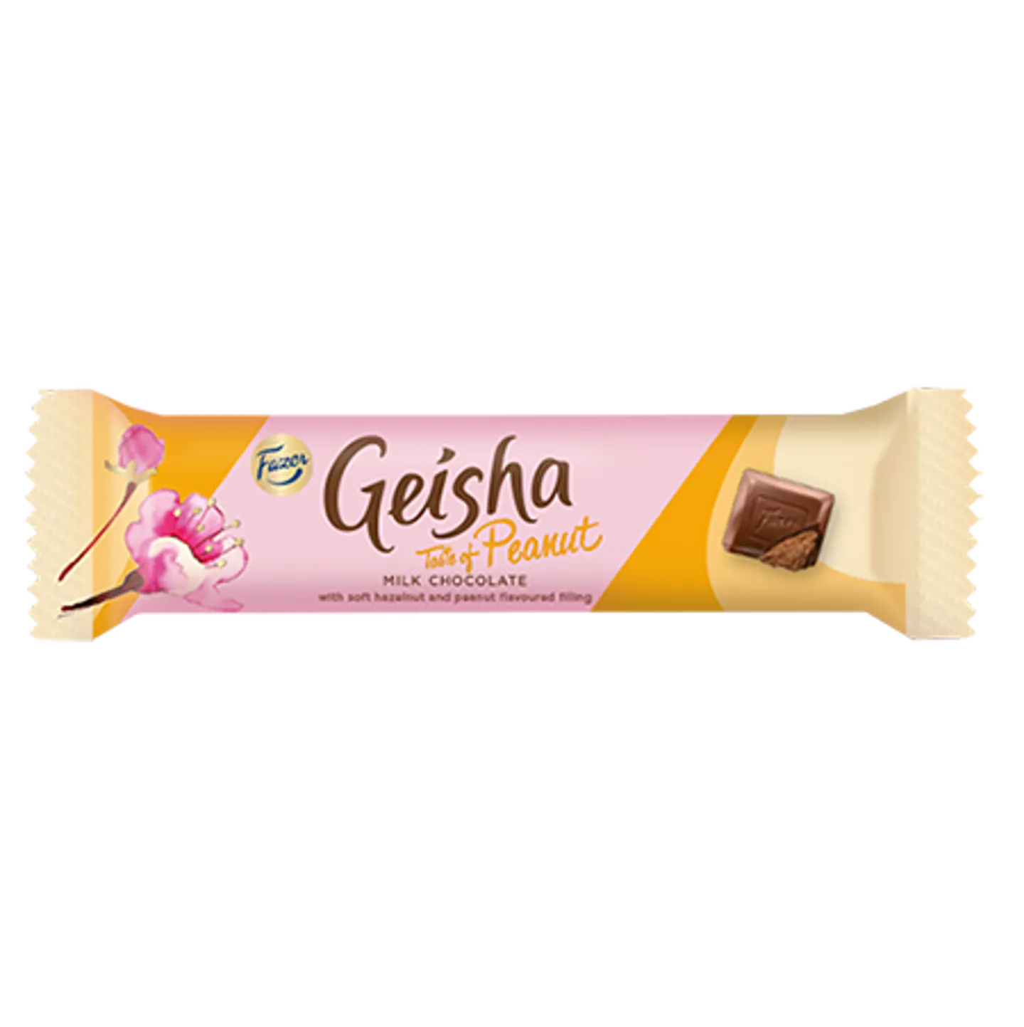 ゲイシャ ミルクチョコレート ピーナッツ風味 37g - Fazer.com