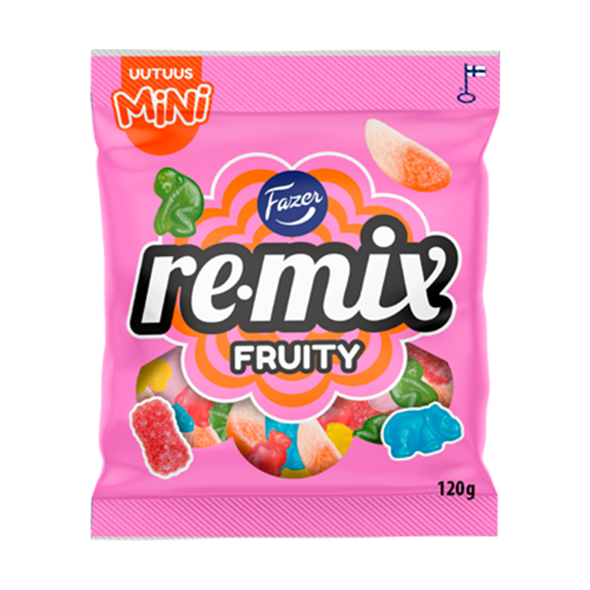 Remix Mini Fruity candy bag 120g - Fazer.com