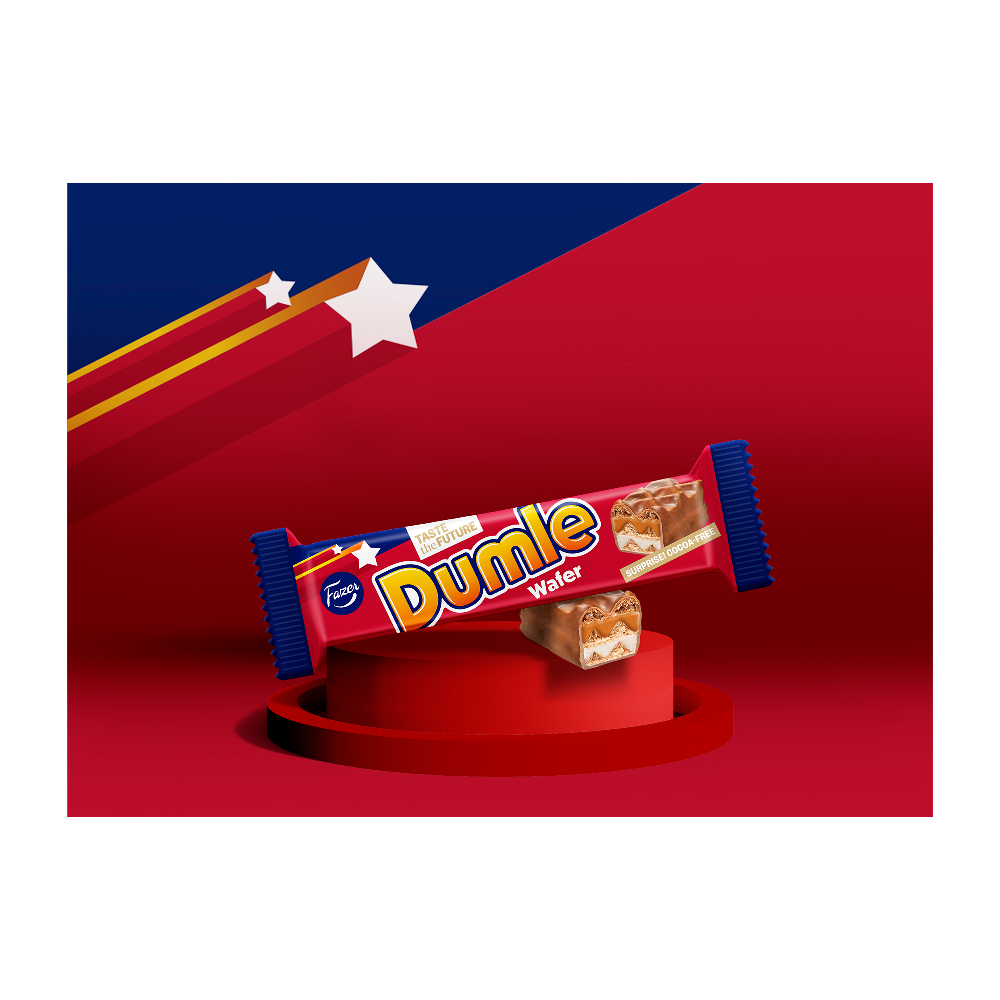 Dumle cocoa-free wafer bar 21g - Fazer.com