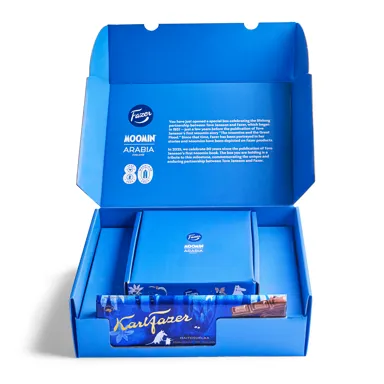 Fazer x Moomin Arabia 80 year anniversary box - Fazer.com